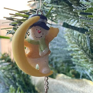 Hanging Snowman  Christmas Ornament